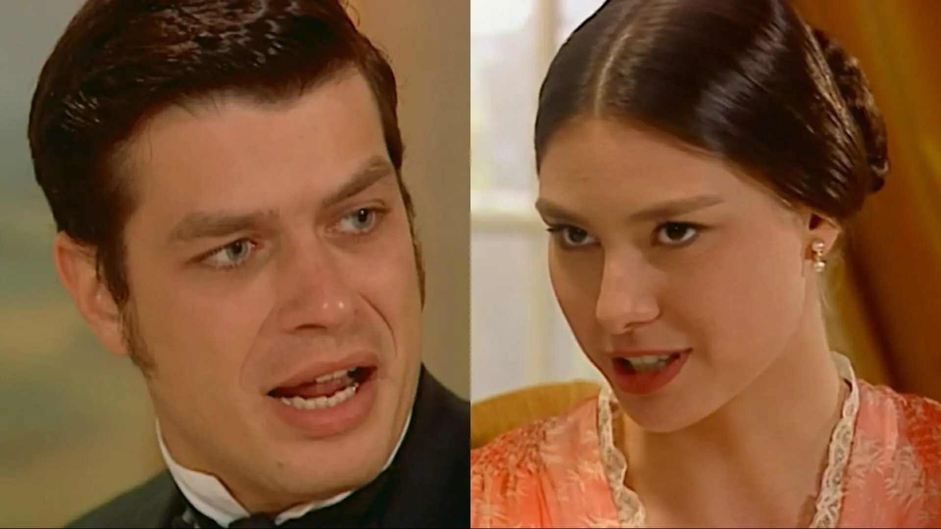 Inácio (Fábio Assunção) e Alice (Lavínia Vlasak) de Força de Um Desejo