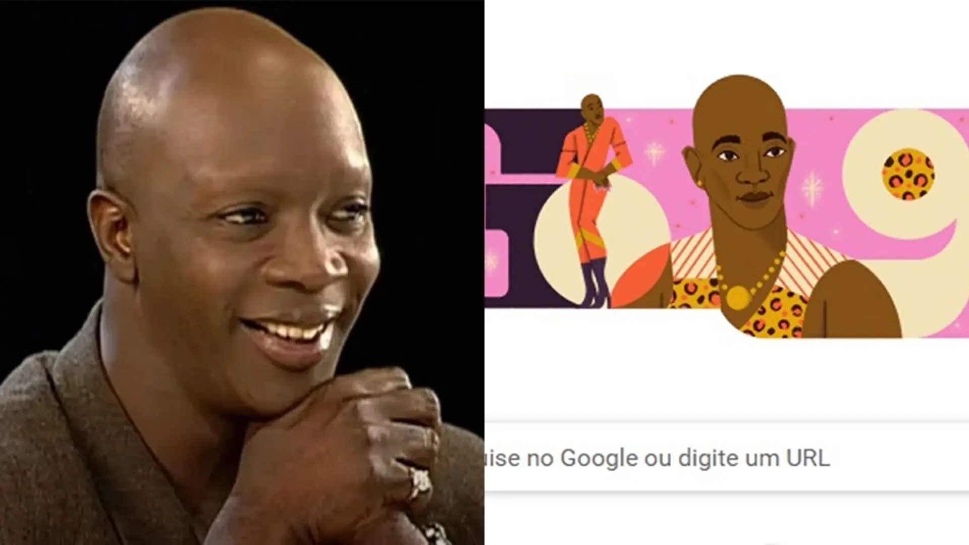 Jorge Lafond é homenageado pelo Google (Reprodução: Google)