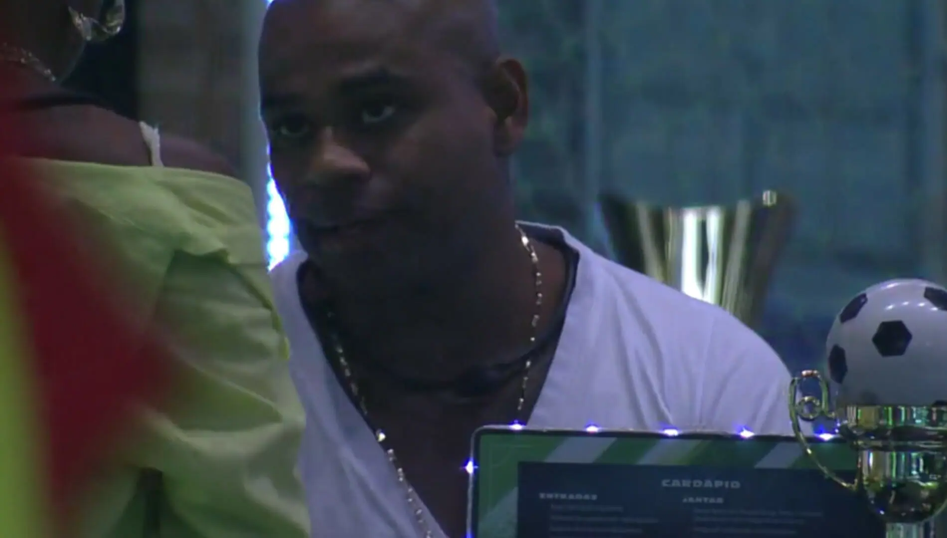 Cezar e Aline no BBB 23 (Reprodução: Globoplay)