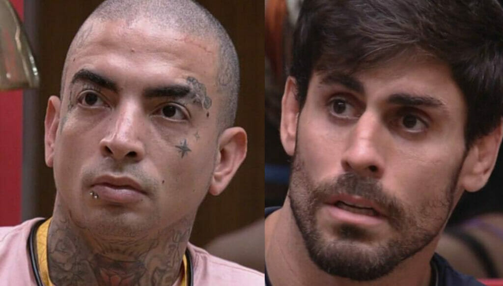 MC Guim&ecirc; e Cara de Sapato no BBB 23 (Reprodu&ccedil;&atilde;o: Globoplay)