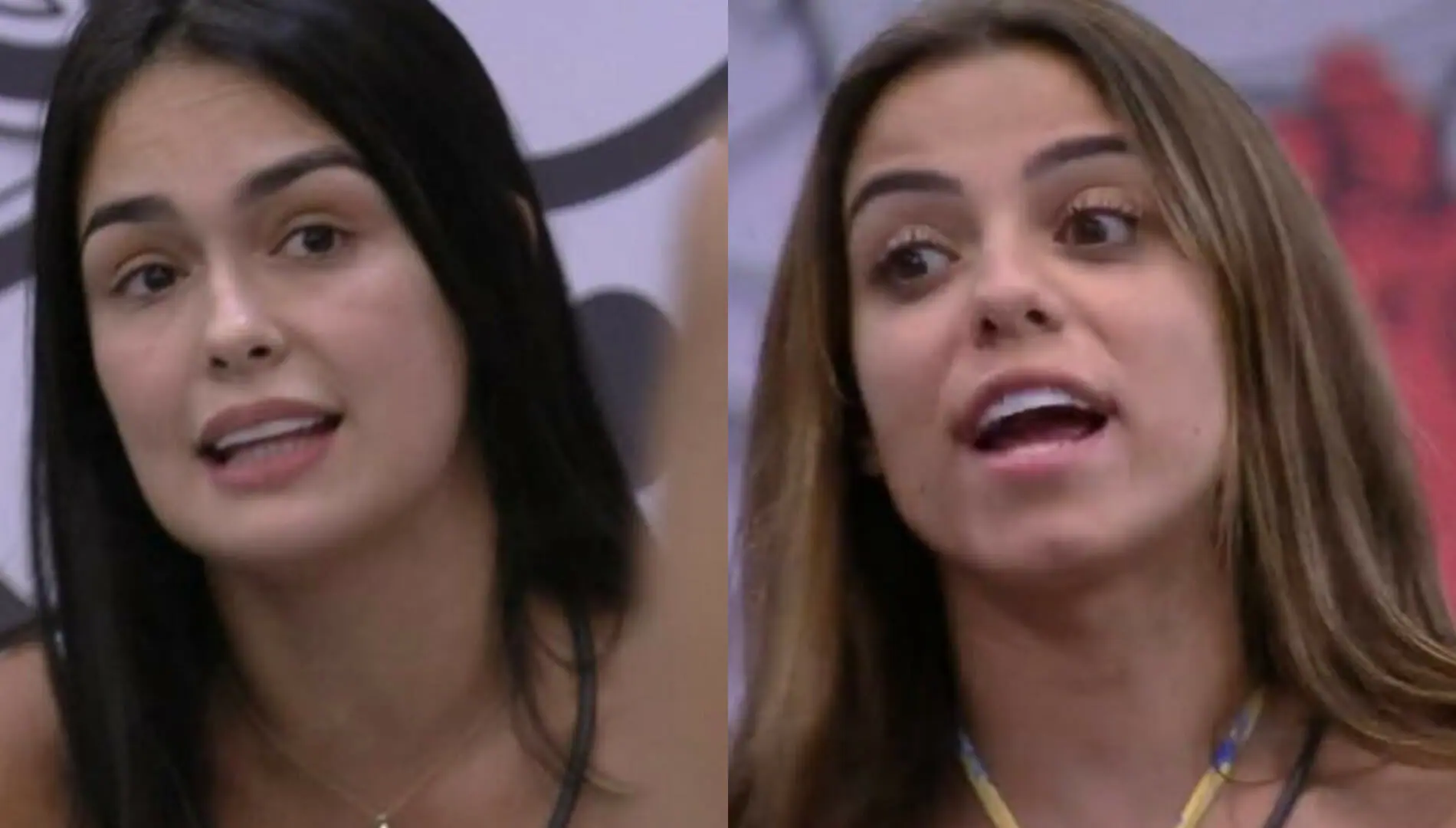Larissa e Key Alves na Casa do Reencontro do BBB 23(Reprodução: Globoplay)