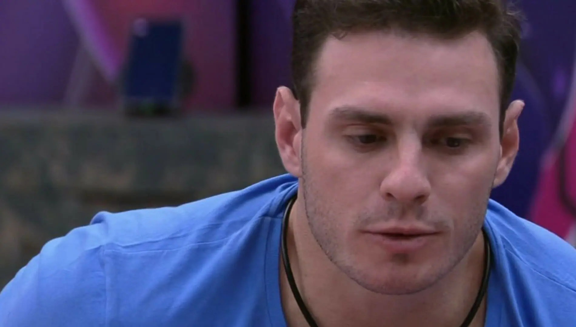 Gustavo na Casa do Reencontro do BBB 23 (Reprodução: Globoplay)
