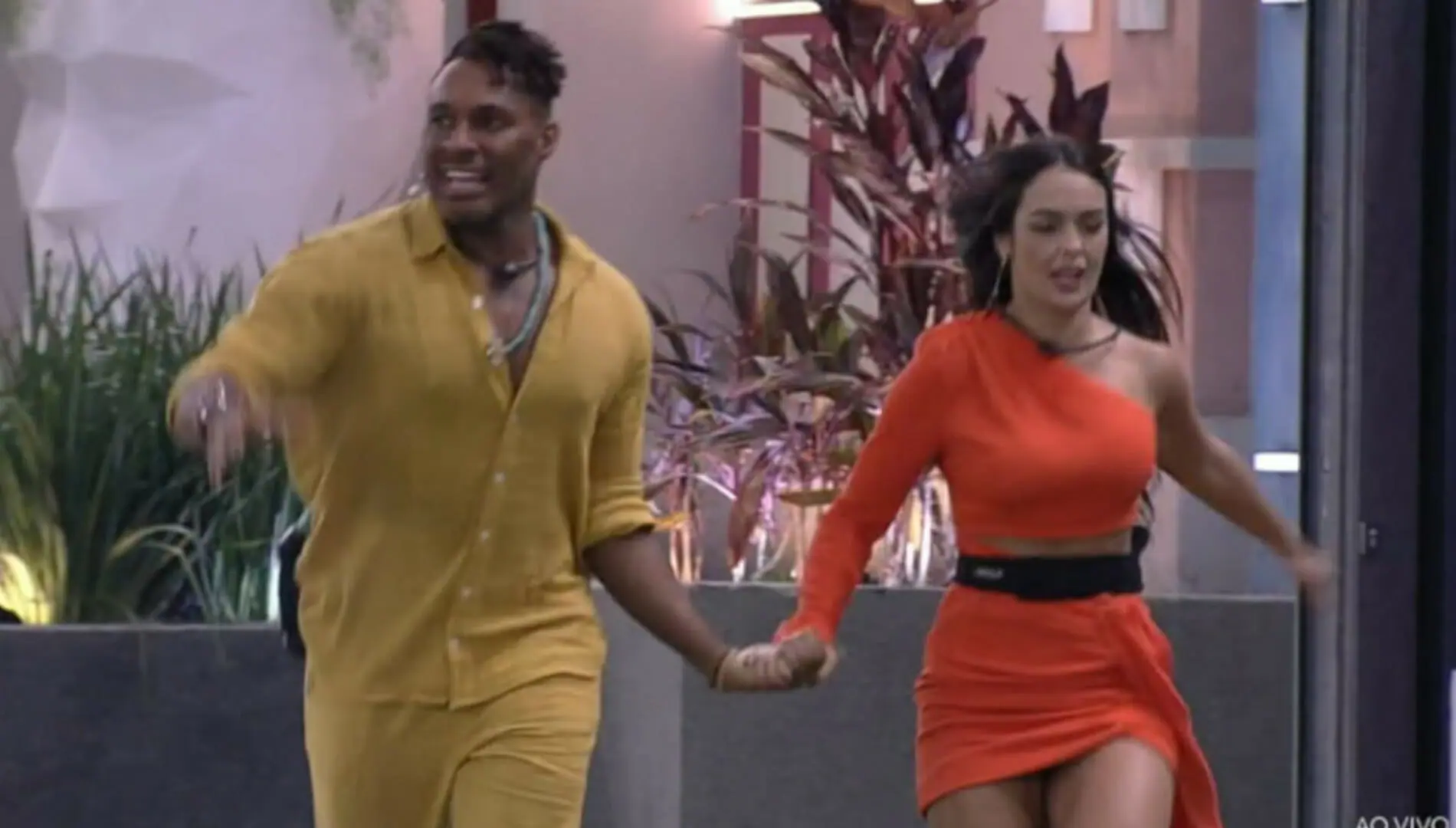 Fred Nicácio e Larissa no BBB 23 (Reprodução: Globoplay)