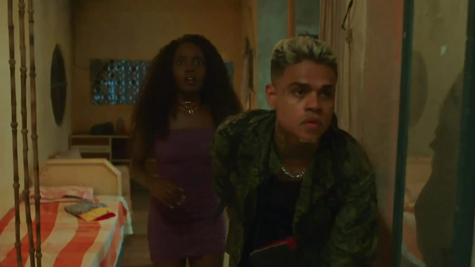 Kate (Clara Moneke) e Hugo (MC Cabelinho) de Vai na Fé