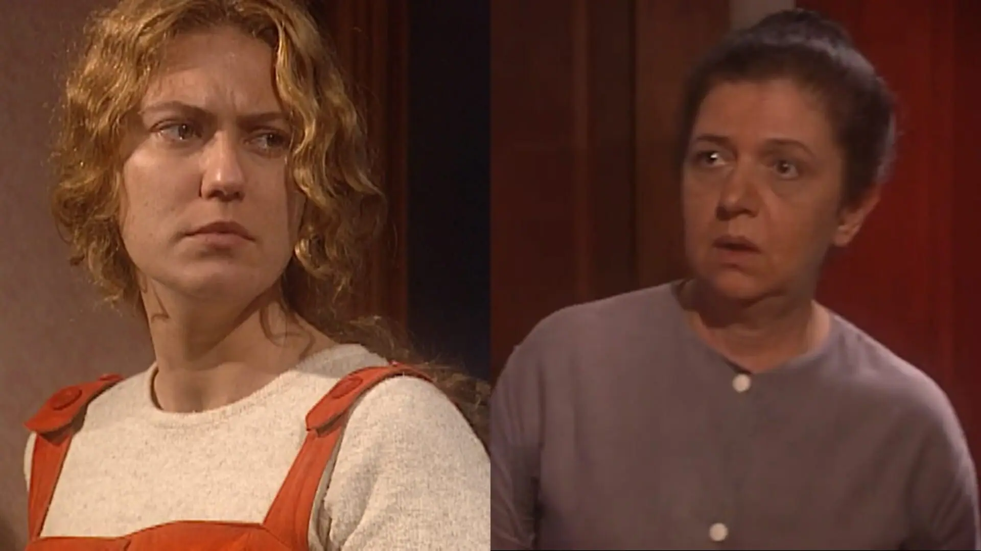 Luana (Patrícia Pillar) e Judite (Walderez de Barros) de O Rei do Gado
