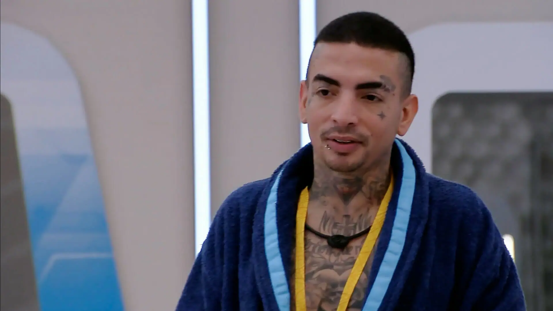 MC Guimê conversa com Aline e Sapato no Quarto do Líder no BBB 23