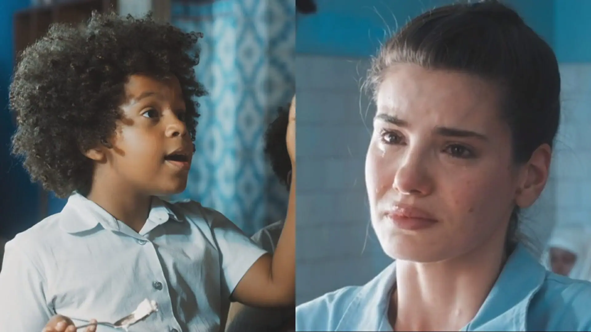 Marcelino (Levi Asaf) e Marê (Camila Queiroz) de Amor Perfeito
