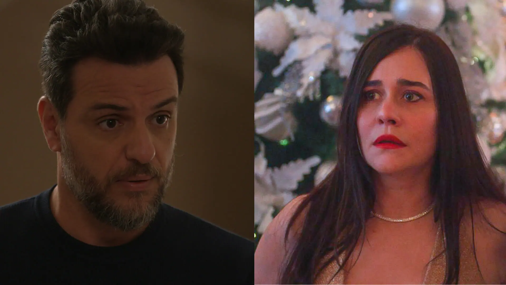 Moretti (Rodrigo Lombardi) e Guida (Alessandra Negrini) em Travessia