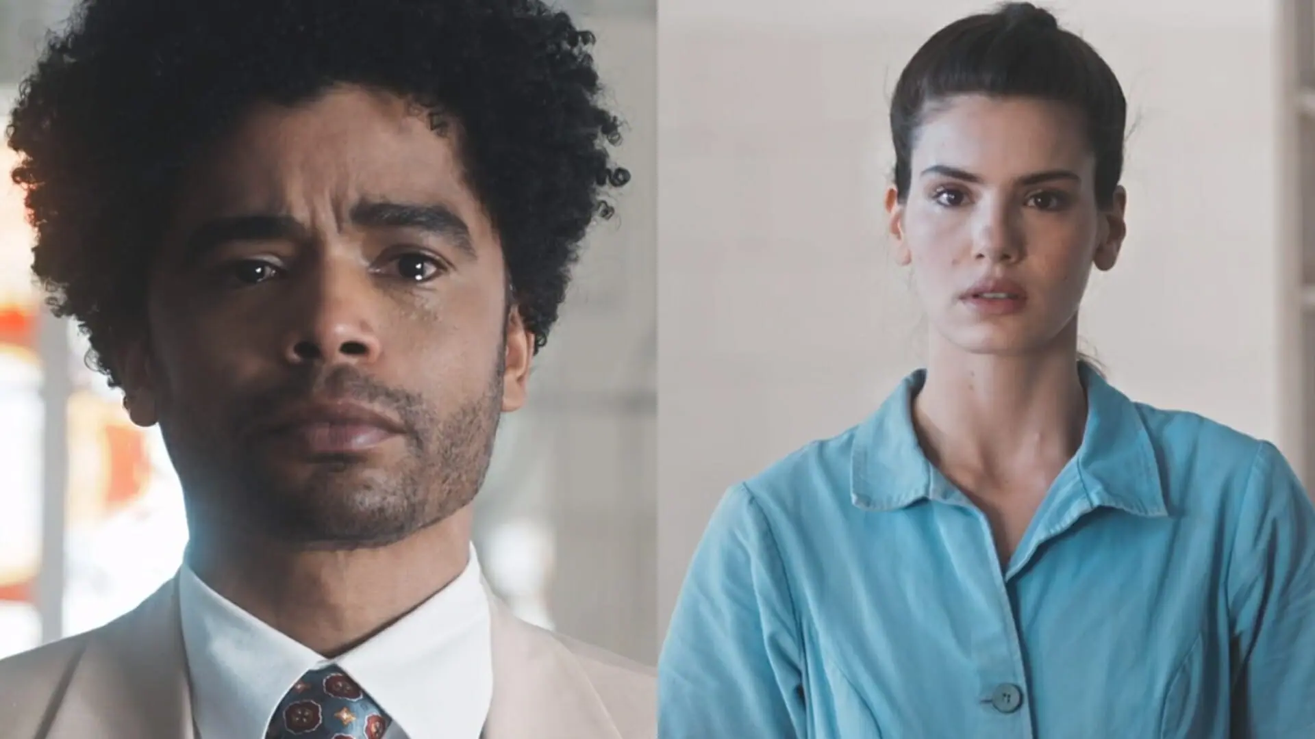 Orlando (Diogo Almeida) e Marê (Camila Queiroz) de Amor Perfeito