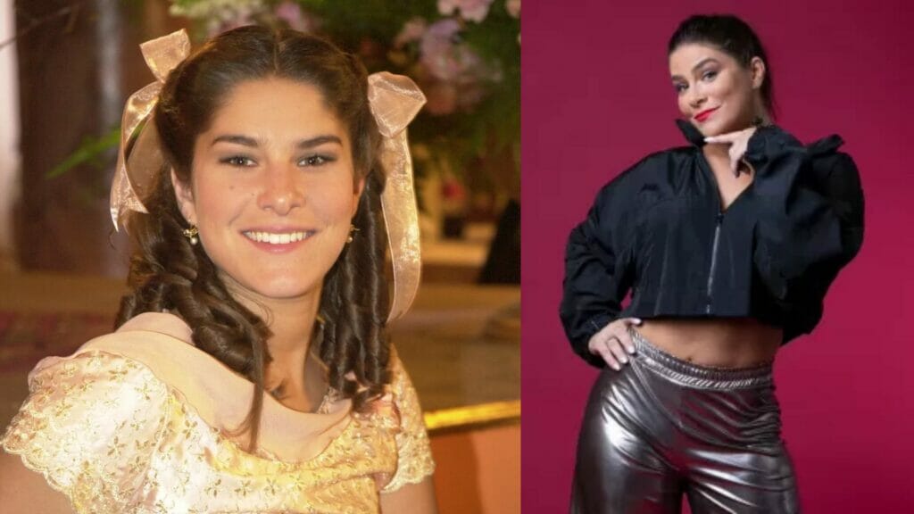 Priscila Fantin como Olga de Chocolate com Pimenta e atualmente, no Dança dos Famosos
