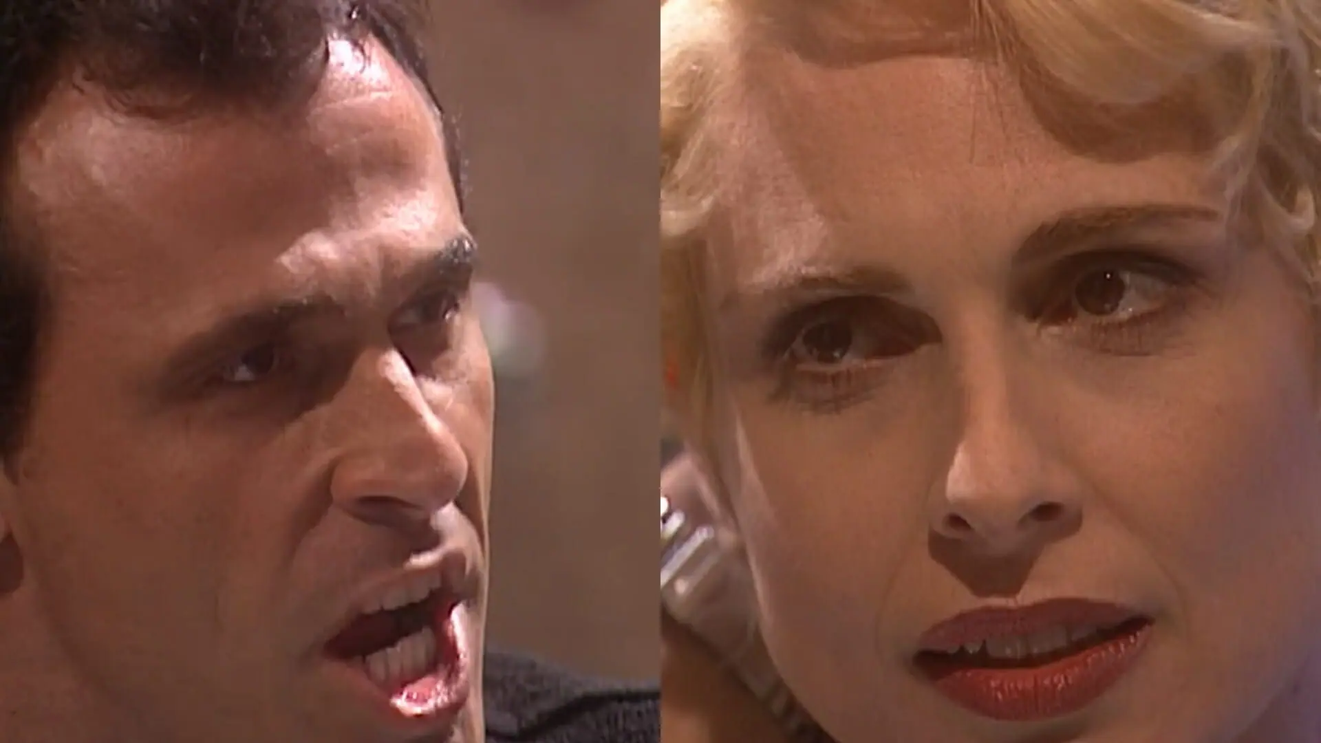 Ralf (Oscar Magrini) e Léia (Silvia Pfeifer) de O Rei do Gado