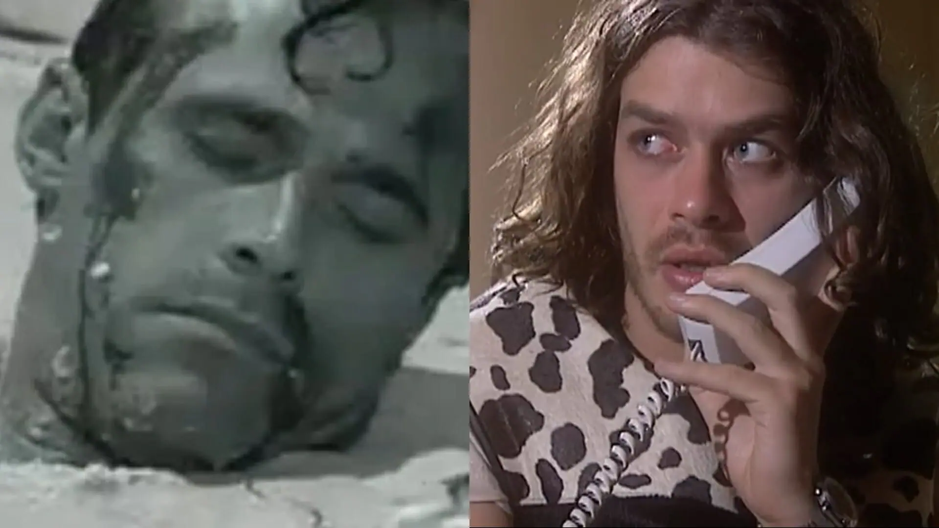 Ralf (Oscar Magrini) e Marcos (Fábio Assunção) de O Rei do Gado