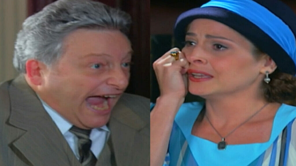 Vivaldo (Fúlvio Stefanini) e Márcia (Drica Moraes) de Chocolate com Pimenta