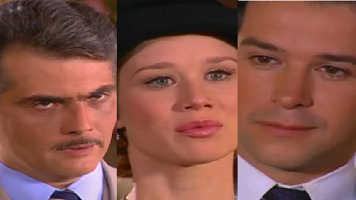 Sebastian (Tarcisio Filho), Ana Francisca (Mariana Ximenes) e Danilo (Murilo Benício) em Chocolate com Pimenta