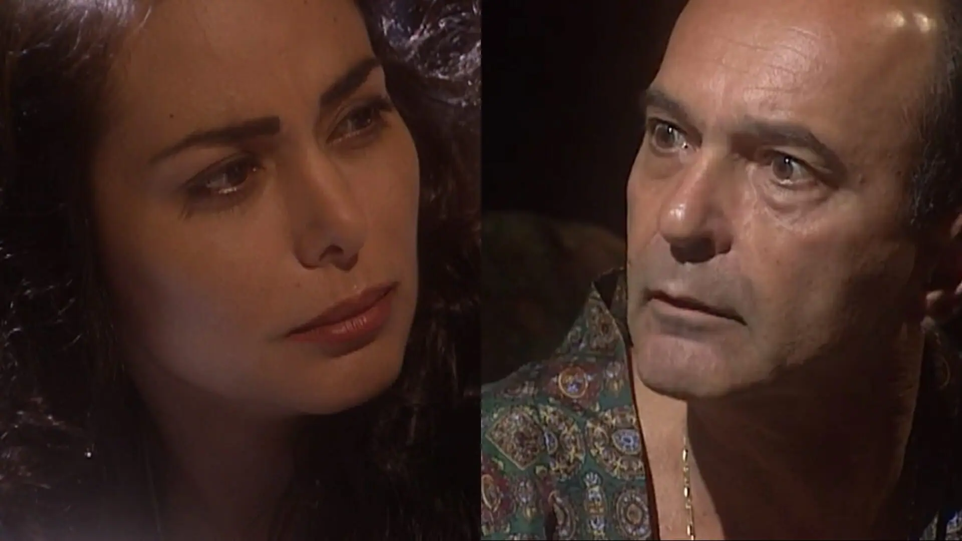 Suzane (Leila Lopes) e Orestes (Luiz Parreiras) de O Rei do Gado