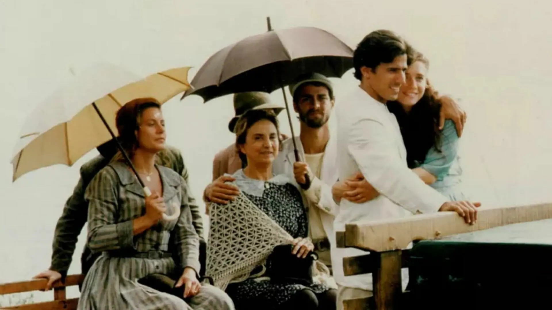 Vera Fischer, Eva Wilma, Marcelo Antony, Leonardo Brício e Letícia Spiller de O Rei do Gado