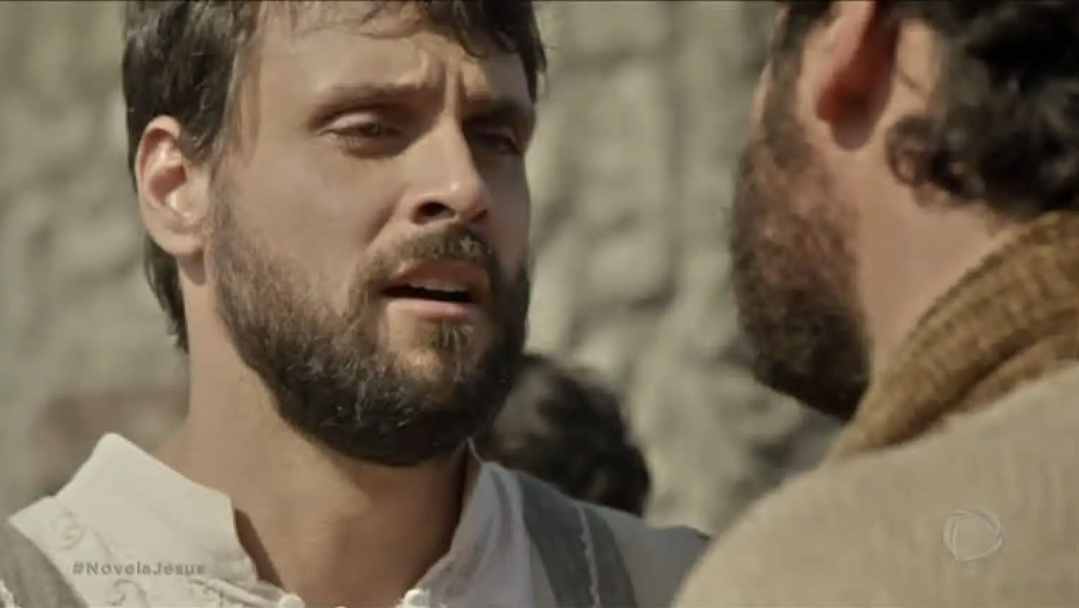 Jairo (Felipe Cunha) e Jesus (Dudu Azevedo) na novela Jesus