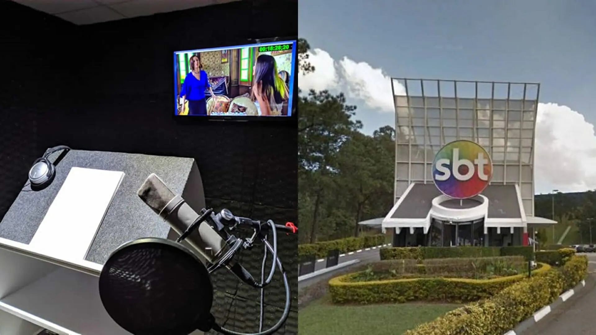 SBT e Rio Sound estão envolvidos em escândalo com a classe de dubladores (Reprodução/Montagem Observatório da TV)