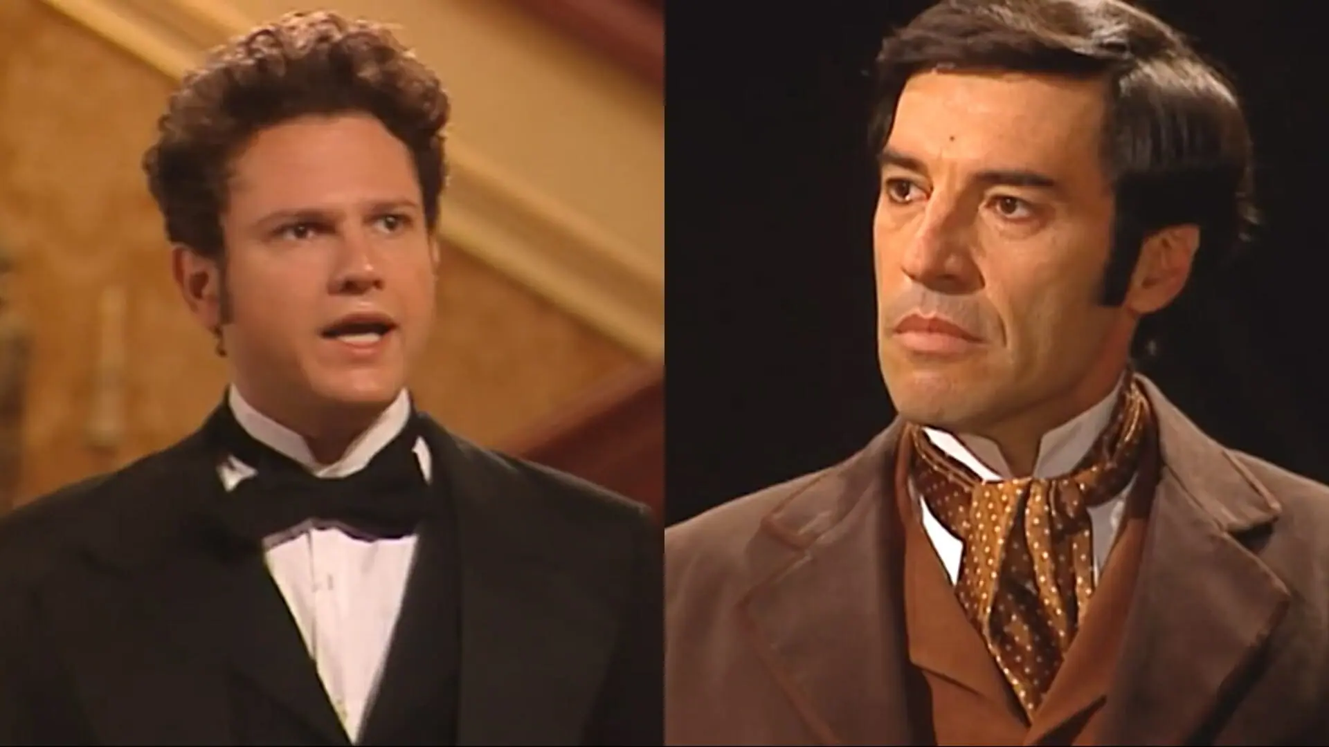 Abelardo (Selton Mello) e Higino Ventura (Paulo Betti) de Força de Um Desejo