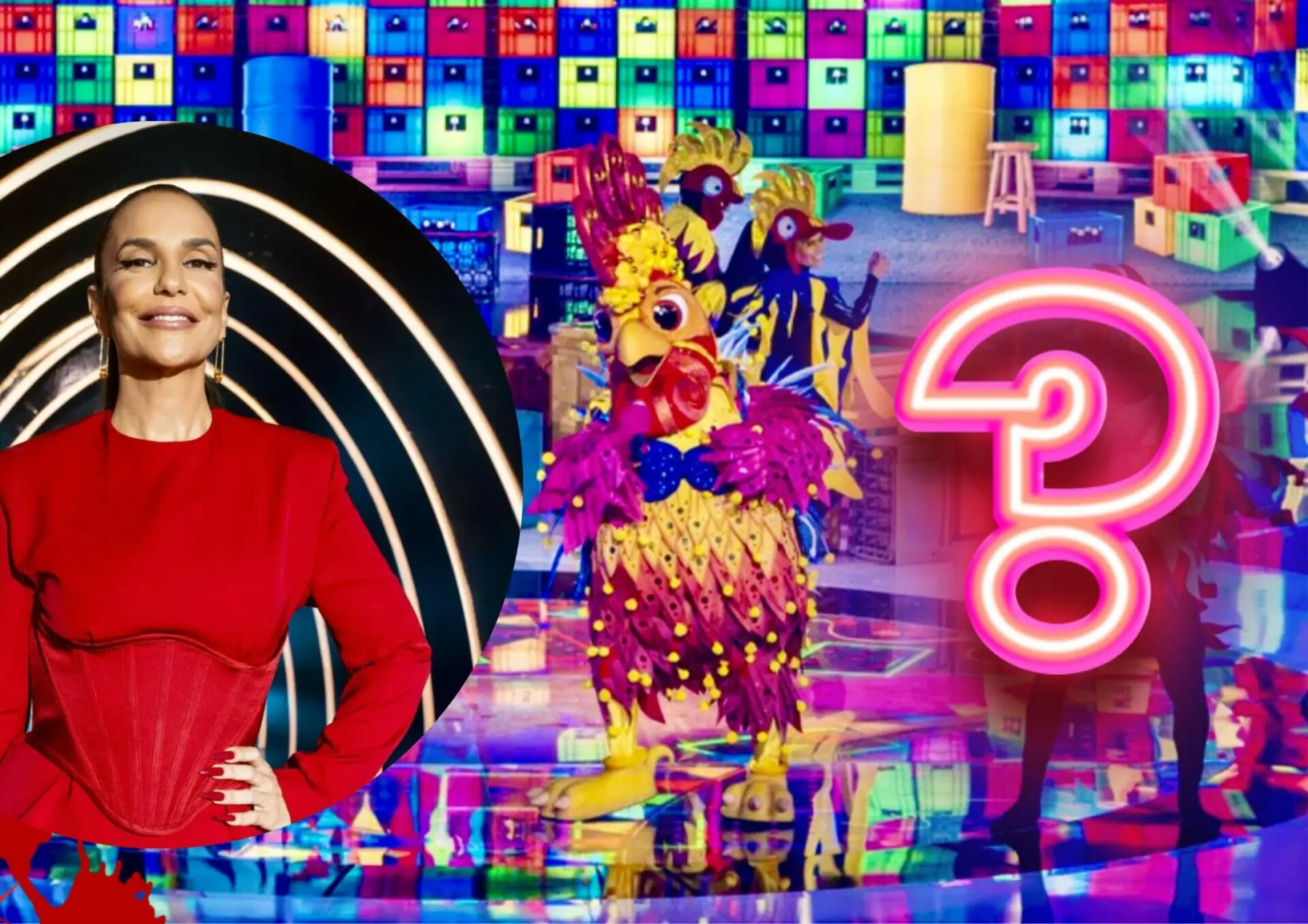 Ivete Sangalo nos bastidores do The Masked Singer Brasil 2023