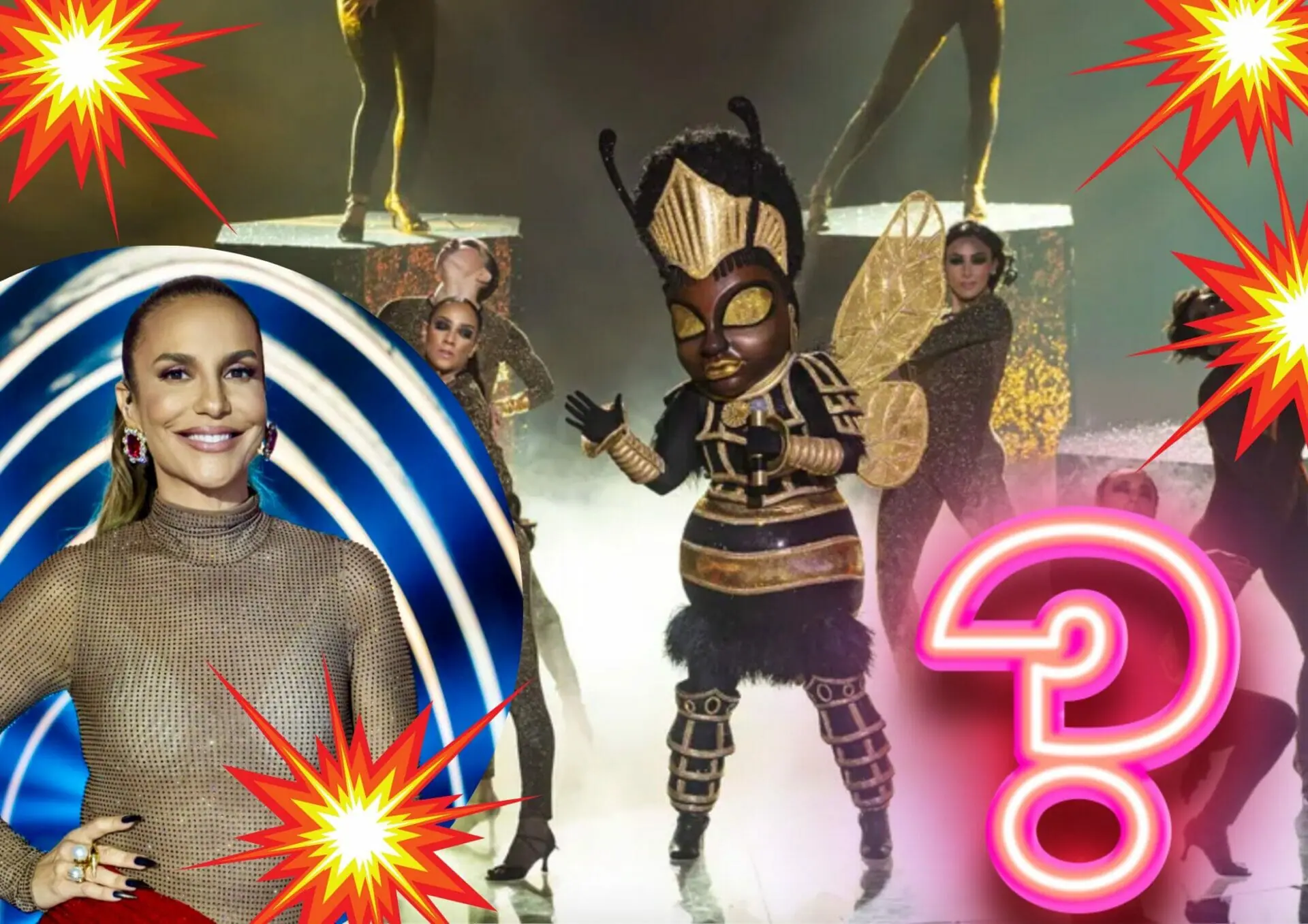 Ivete Sangalo nos bastidores do The Masked Singer Brasil 2023