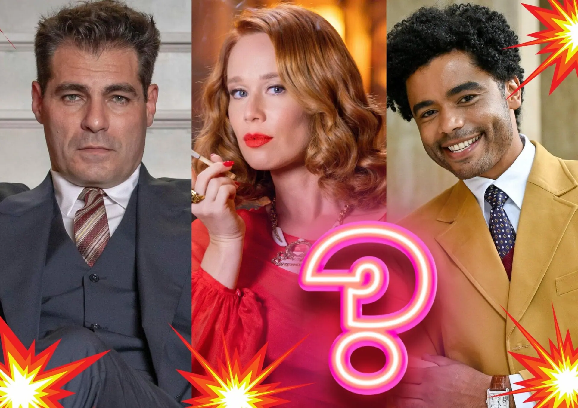 Gaspar (Thiago Lacerda), Gilda (Mariana Ximenes) e Orlando (Diogo Almeida) em Amor Perfeito