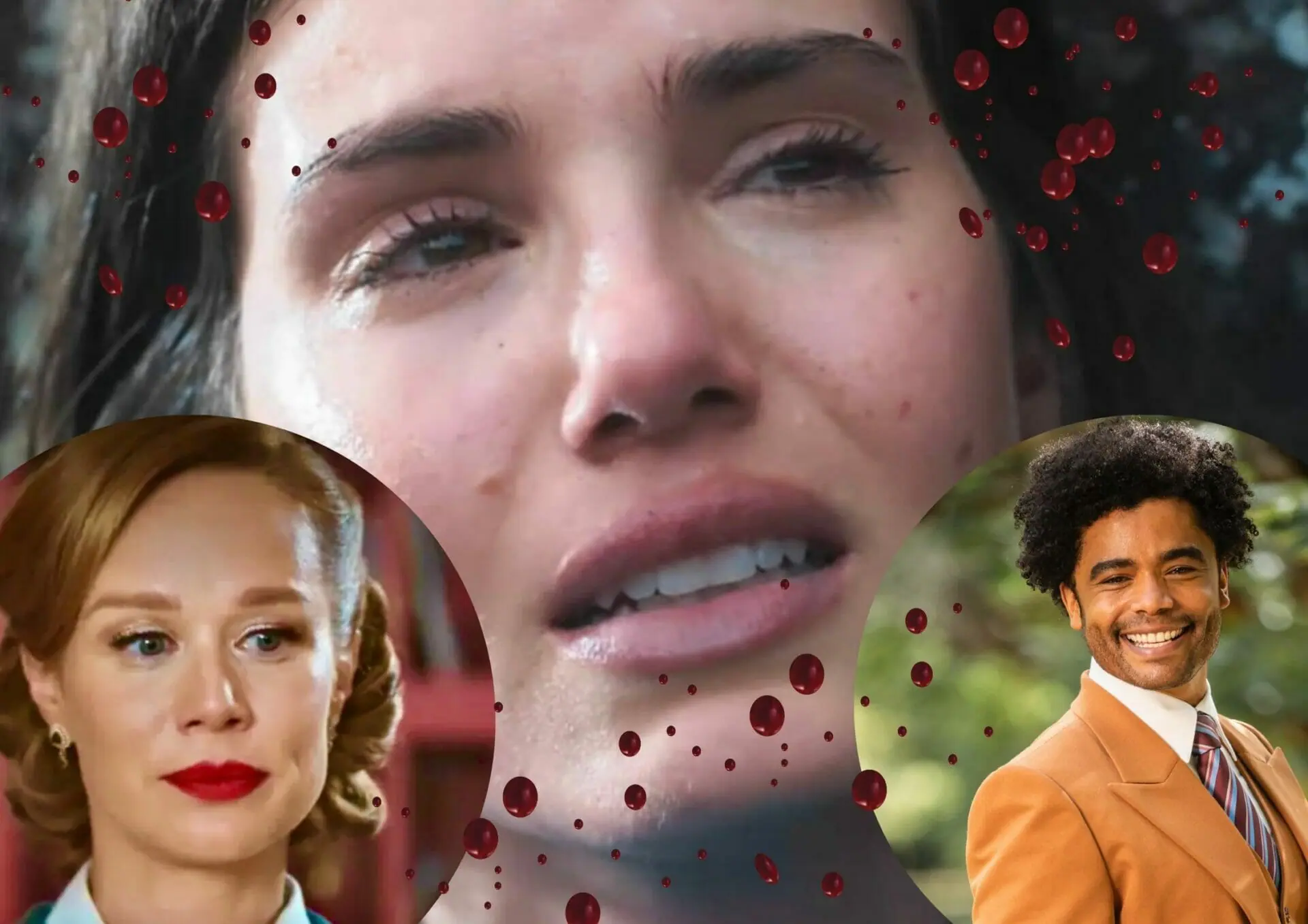 Marê (Camila Queiroz), Gilda (Mariana Ximenes) e Orlando (Diogo Almeida) em Amor Perfeito