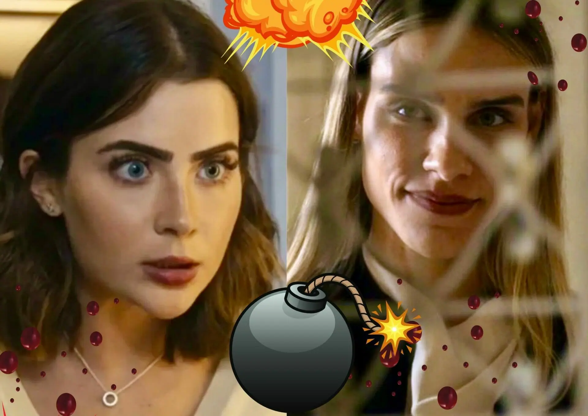 Sara (Isabelle Nassar) e Chiara (Jade Picon) em Travessia