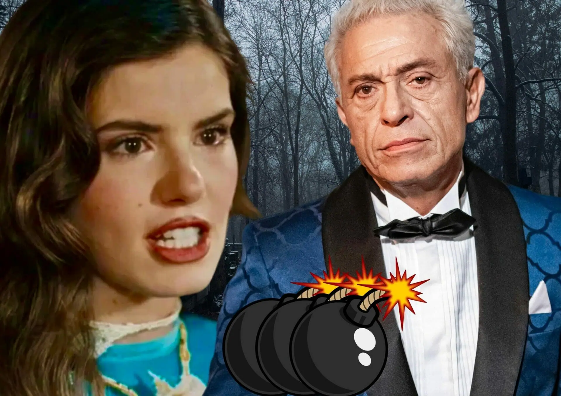 Leonel (Paulo Gorgulho) e Marê (Camila Queiroz) em Amor Perfeito