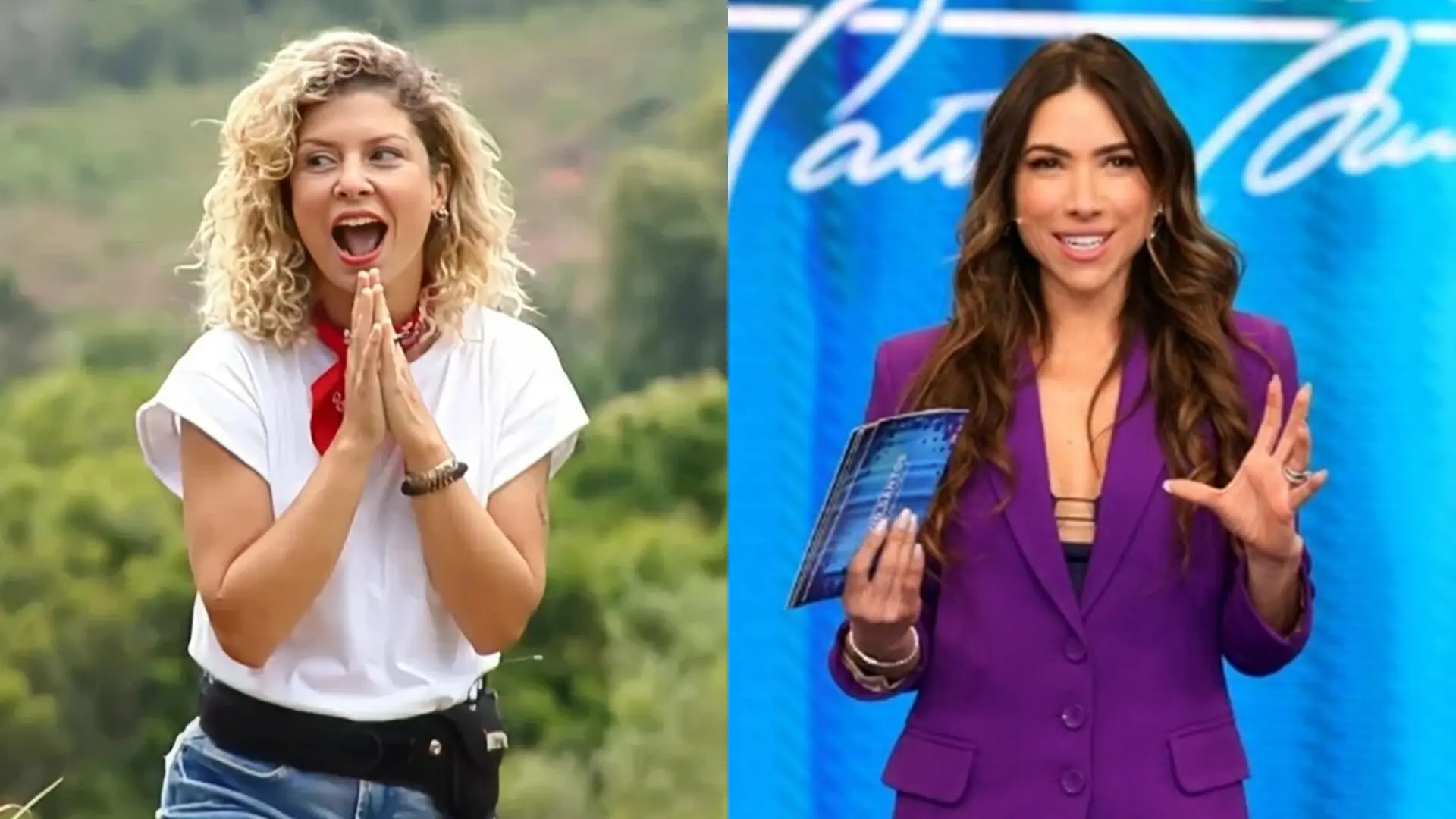 Bárbara Borges participa do Programa Silvio Santos com Patrícia Abravanel (Reprodução: Record / SBT)