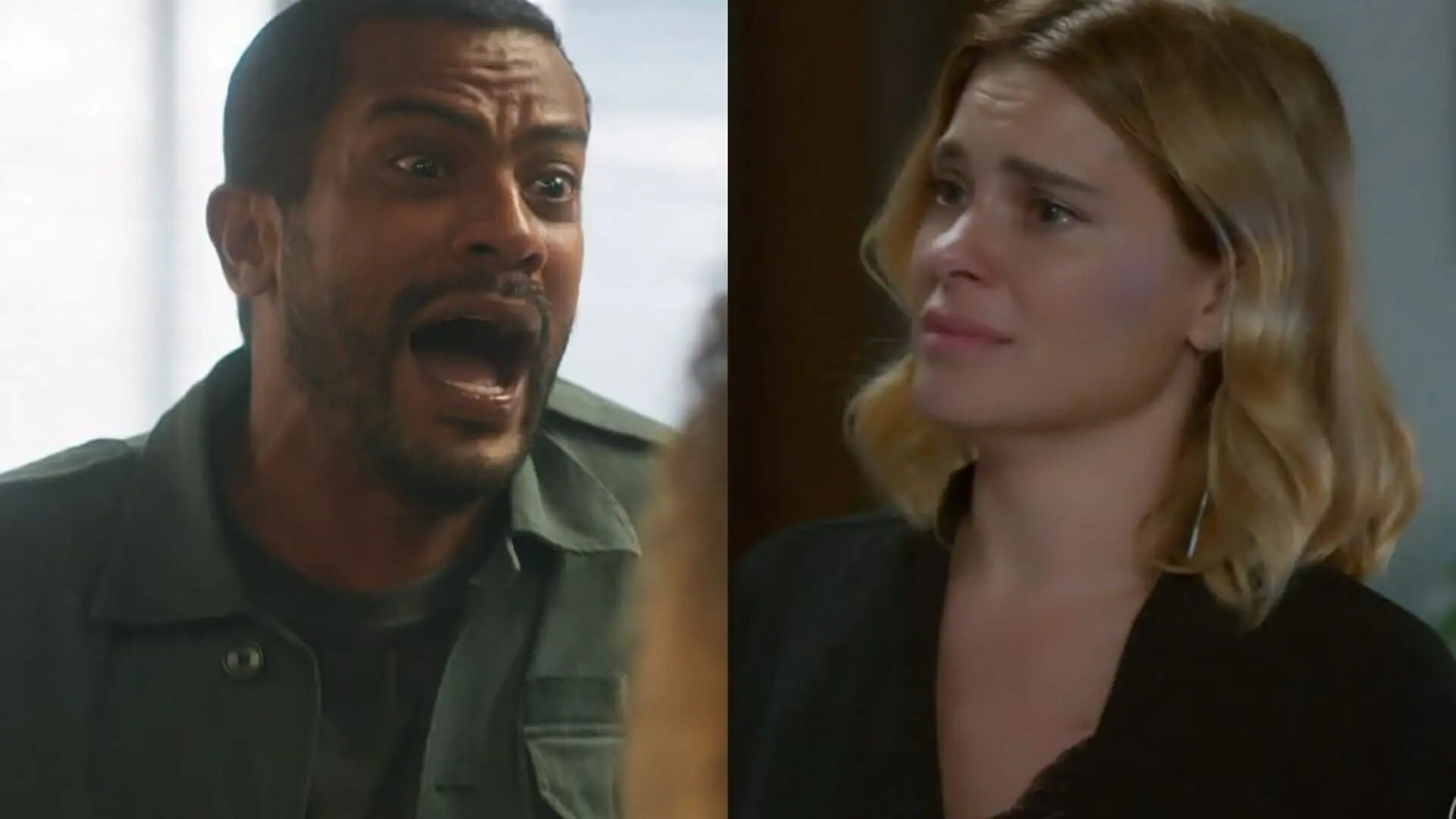 Ben (Samuel de Assis) e Lumiar (Carolina Dieckmann) de Vai na Fé