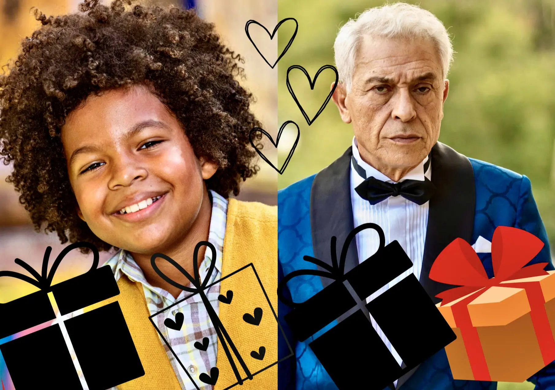 Leonel (Paulo Gorgulho) e Marcelino (Levi Asaf) em Amor Perfeito