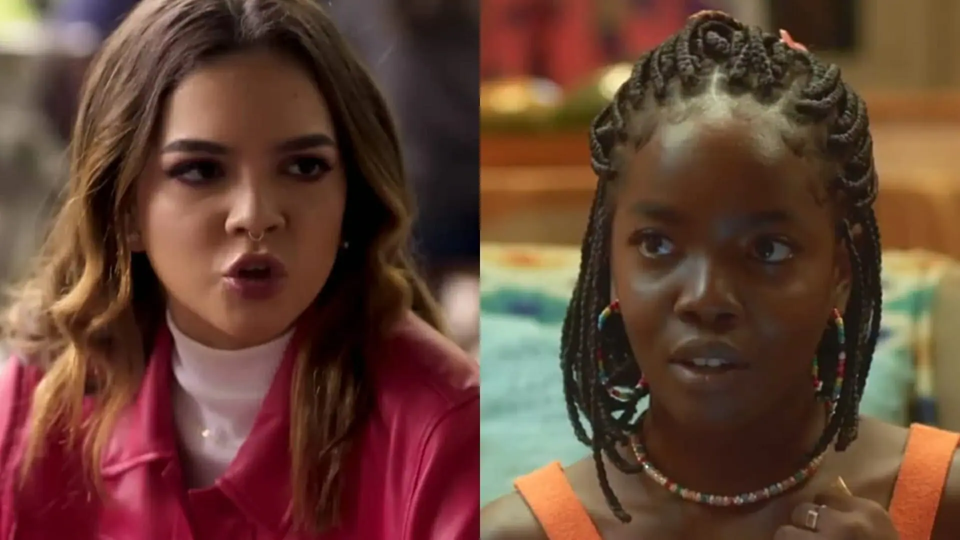 Guiga (Mel Maia) e Kate (Clara Moneke) de Vai na Fé