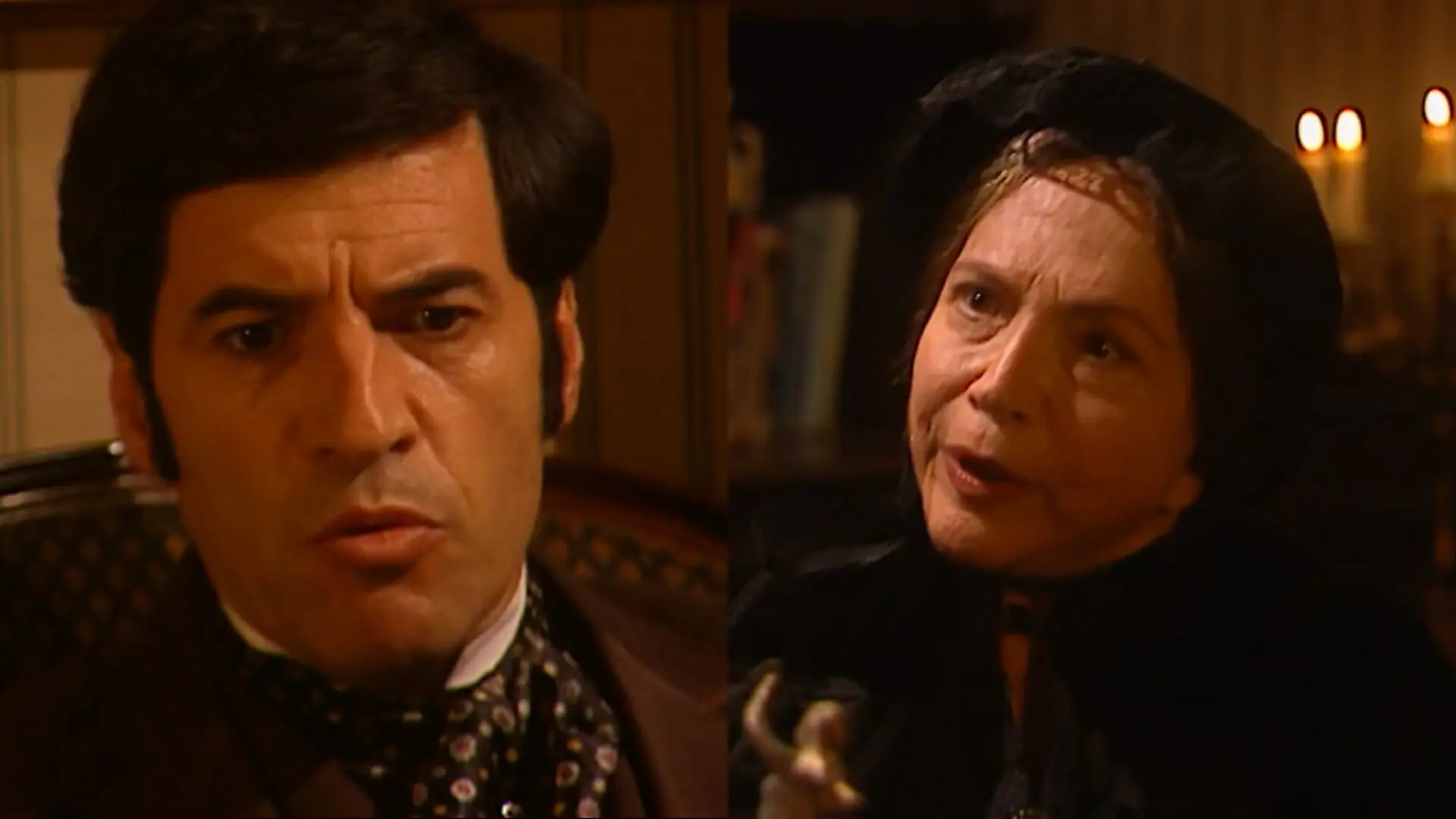 Higino Ventura (Paulo Betti) e Idalina (Nathália Timberg) de Força de Um Desejo