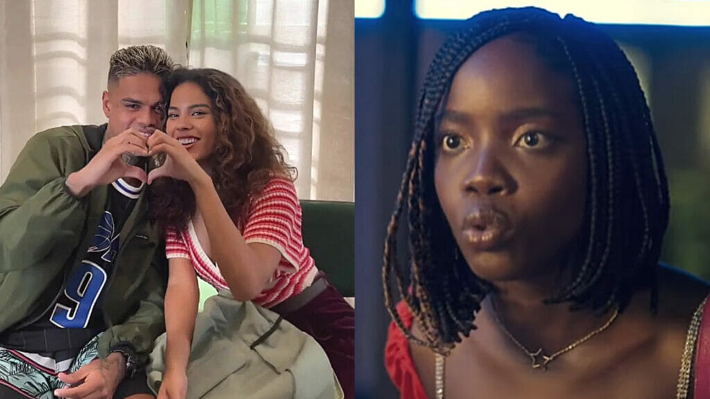 Hugo (MC Cabelinho), Jenifer (Bella Campos) e Kate (Clara Moneke) em Vai na Fé