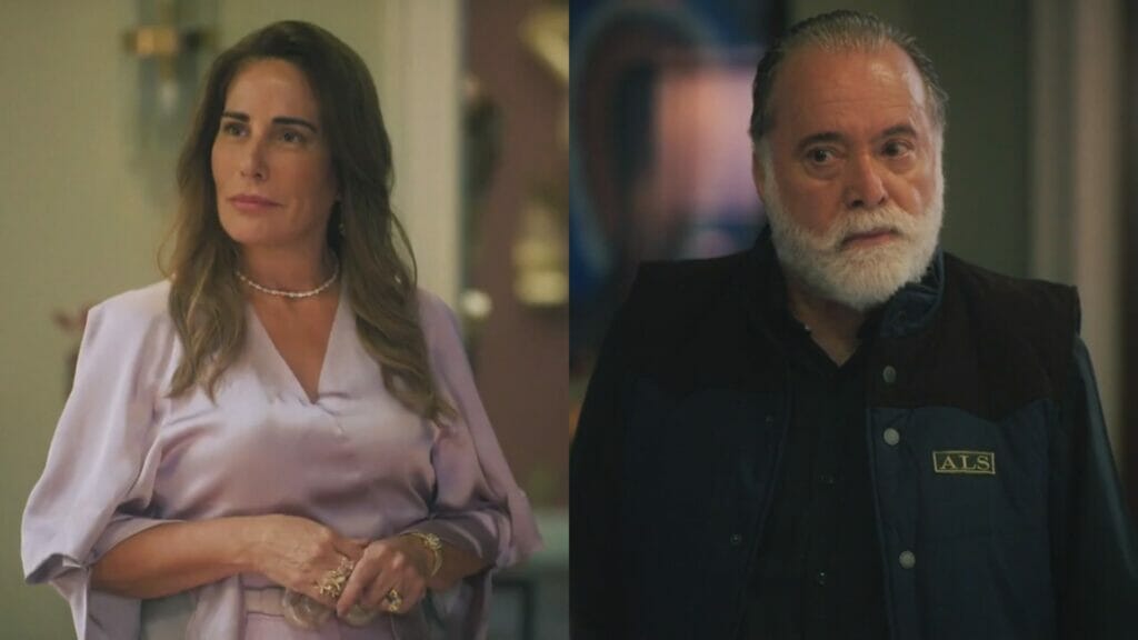 Irene (Gloria Pires) e Antônio (Tony Ramos) de Terra e Paixão