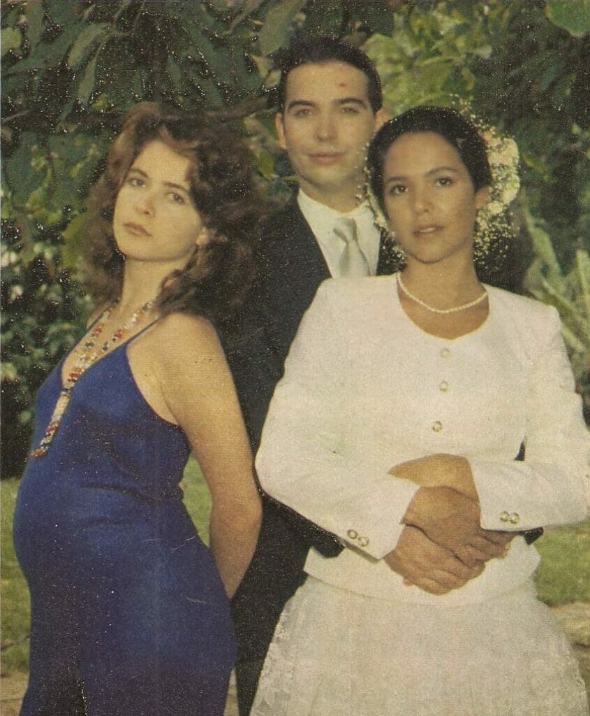 Jairo Mattos com Claudia Abreu e Teresa Seiblitz em Barriga de Aluguel
