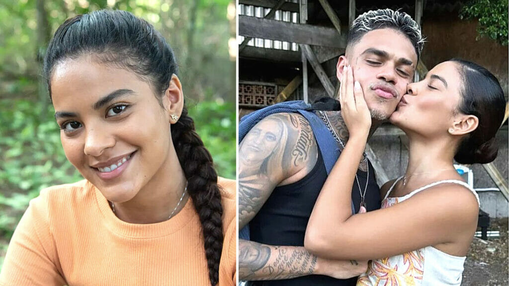 Jenifer (Bella Campos) e Hugo (MC Cabelinho) em Vai na Fé