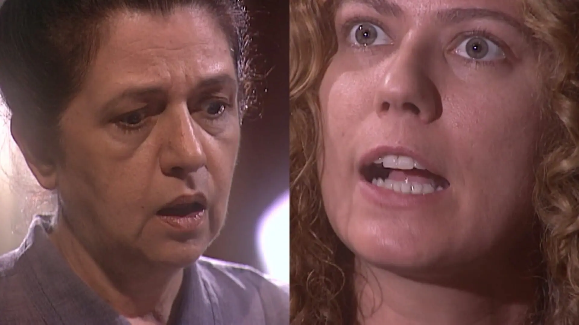 Judite (Walderez de Barros) e Luana (Patrícia Pillar) de O Rei do Gado