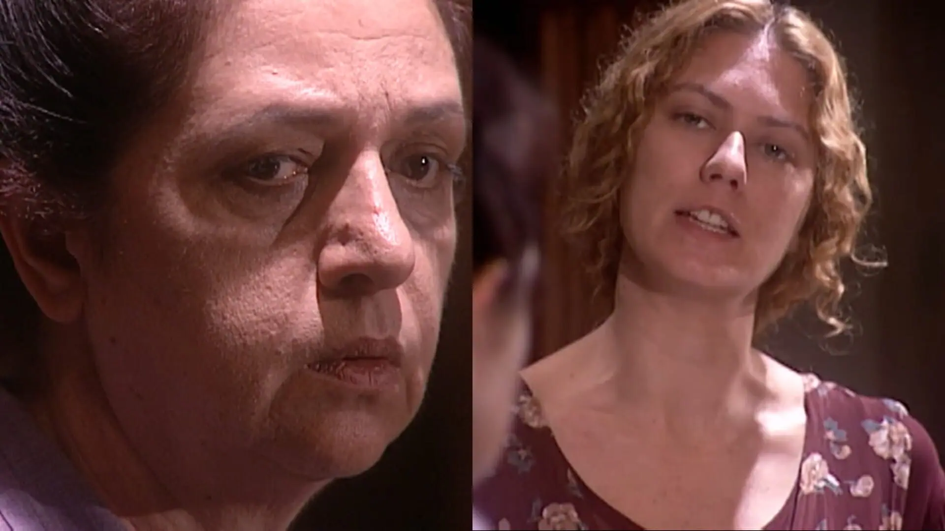 Judite (Walderez de Barros) e Luana (Patrícia Pillar) de O Rei do Gado