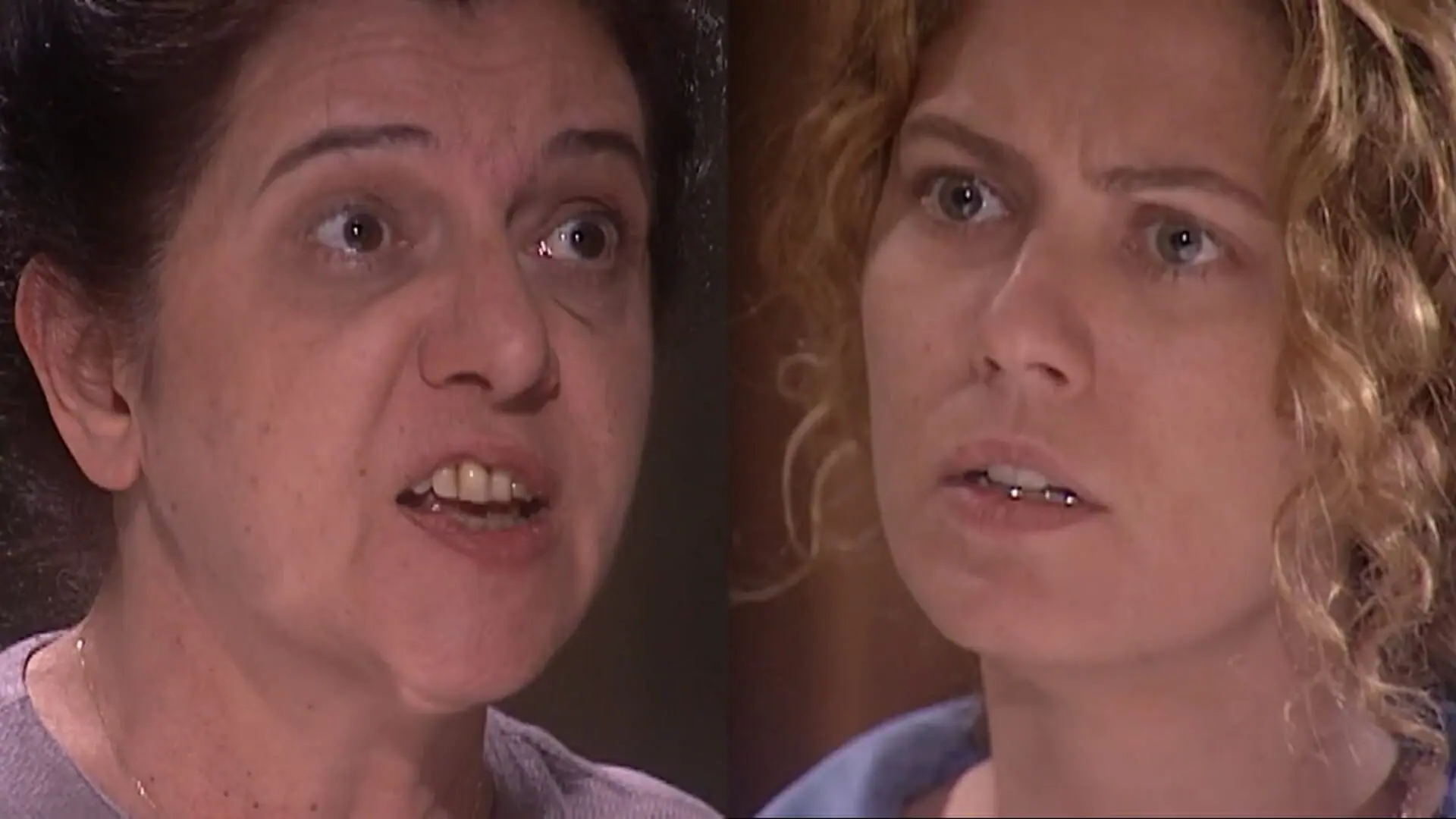 Judite (Walderez de Barros) e Luana (Patrícia Pillar) de O Rei do Gado