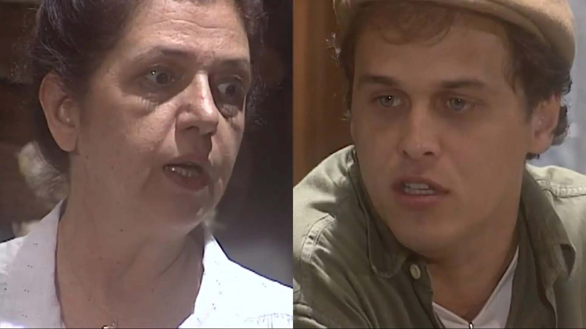 Judite (Walderez de Barros) e Otávio (Guilherme Fontes) de O Rei do Gado