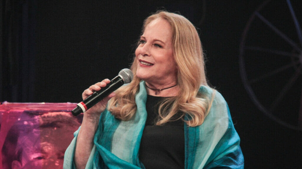 A atriz Lucinha Lins