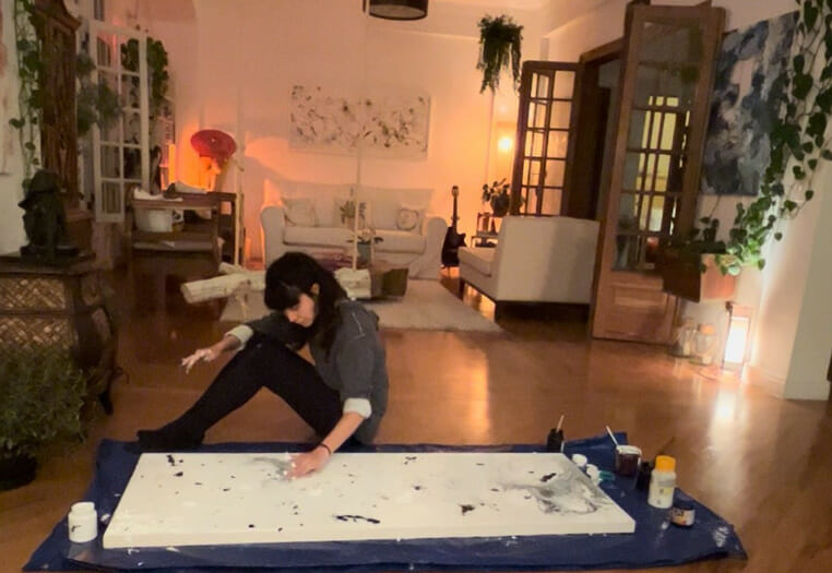 Luiza Curvo em novo visual