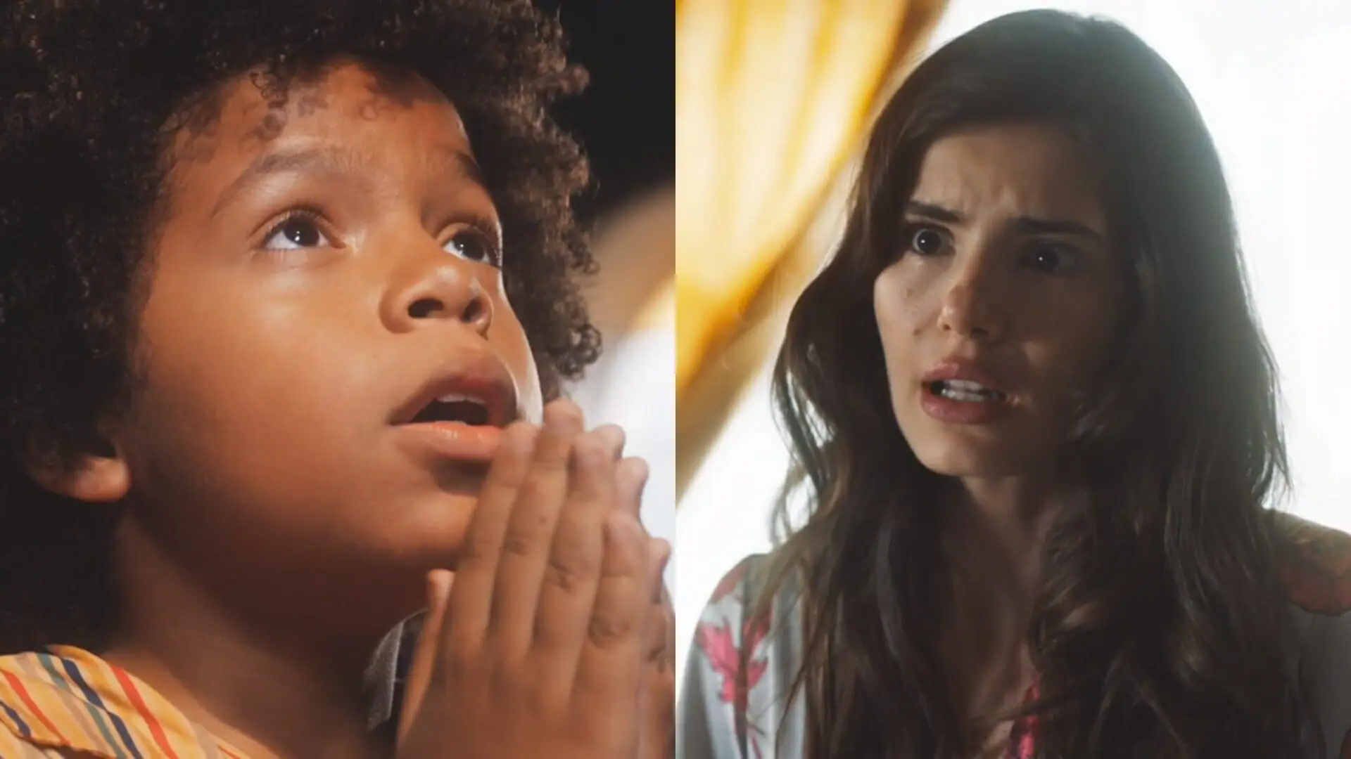 Marcelino (Levi Asaf) e Marê (Camila Queiroz) de Amor Perfeito