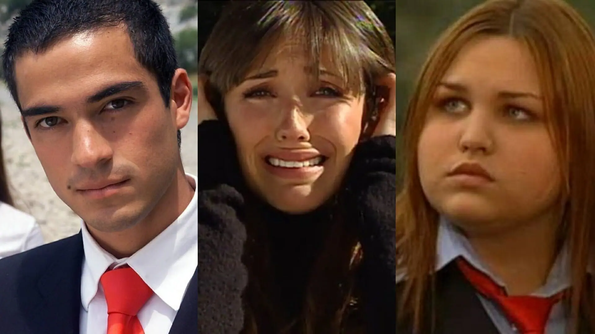 Miguel (Alfonso Herrera), Anahí (Mía Colucci) e Celina (Estephania Villareal) em Rebelde (Reprodução: Televisa)