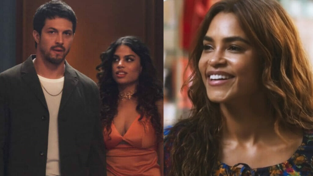 Oto (Rômulo Estrela), Bia (Clara Buarque) e Brisa (Lucy Alves) em Travessia