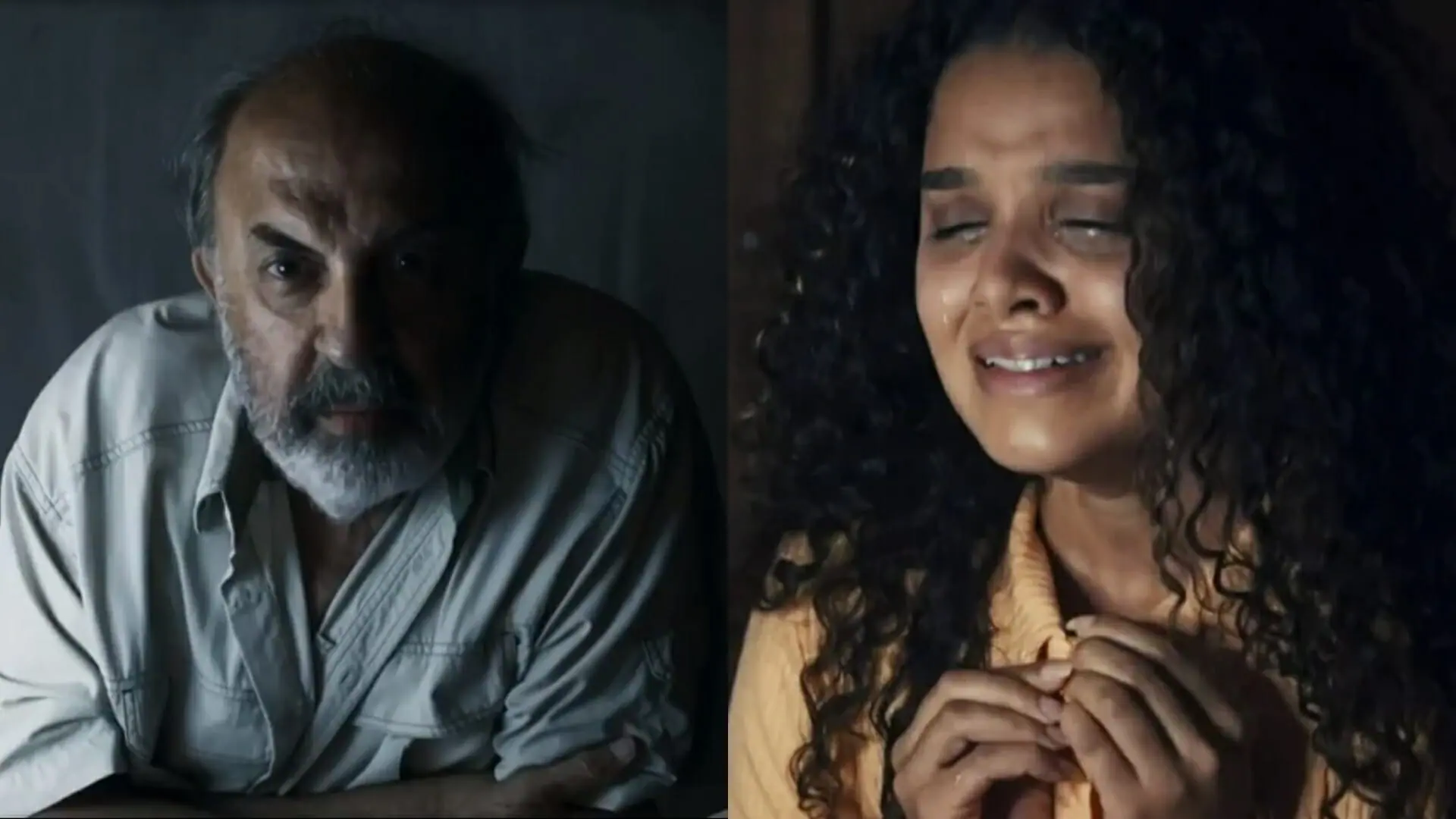 Pedófilo (Claudio Tovar) e Karina (Danielle Olimpia) de Travessia