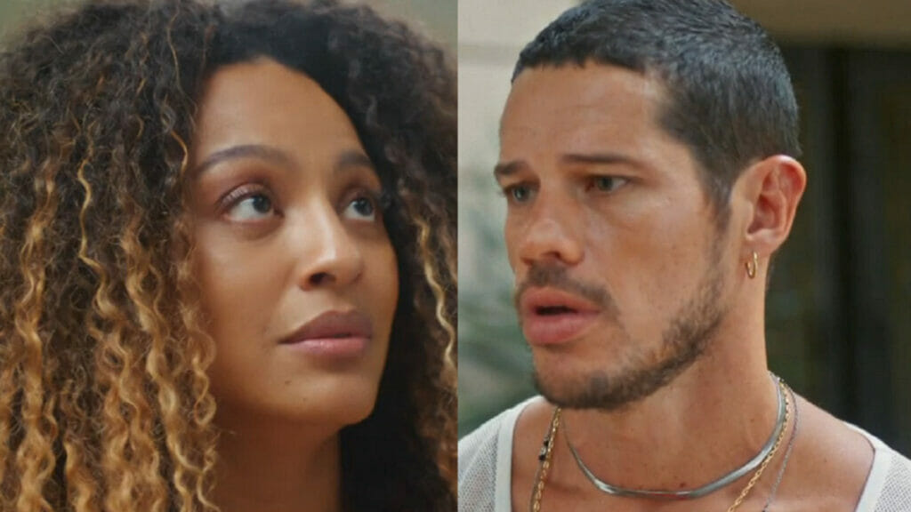 Sol (Sheron Menezes) e Lui (José Loretto) em Vai na Fé