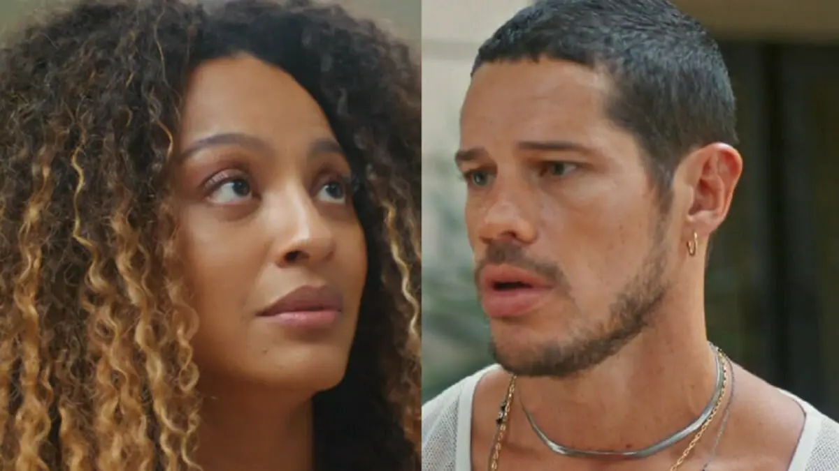 Sol (Sheron Menezes) e Lui (José Loretto) em Vai na Fé